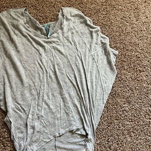 Barely used gray flowy summer shirt.